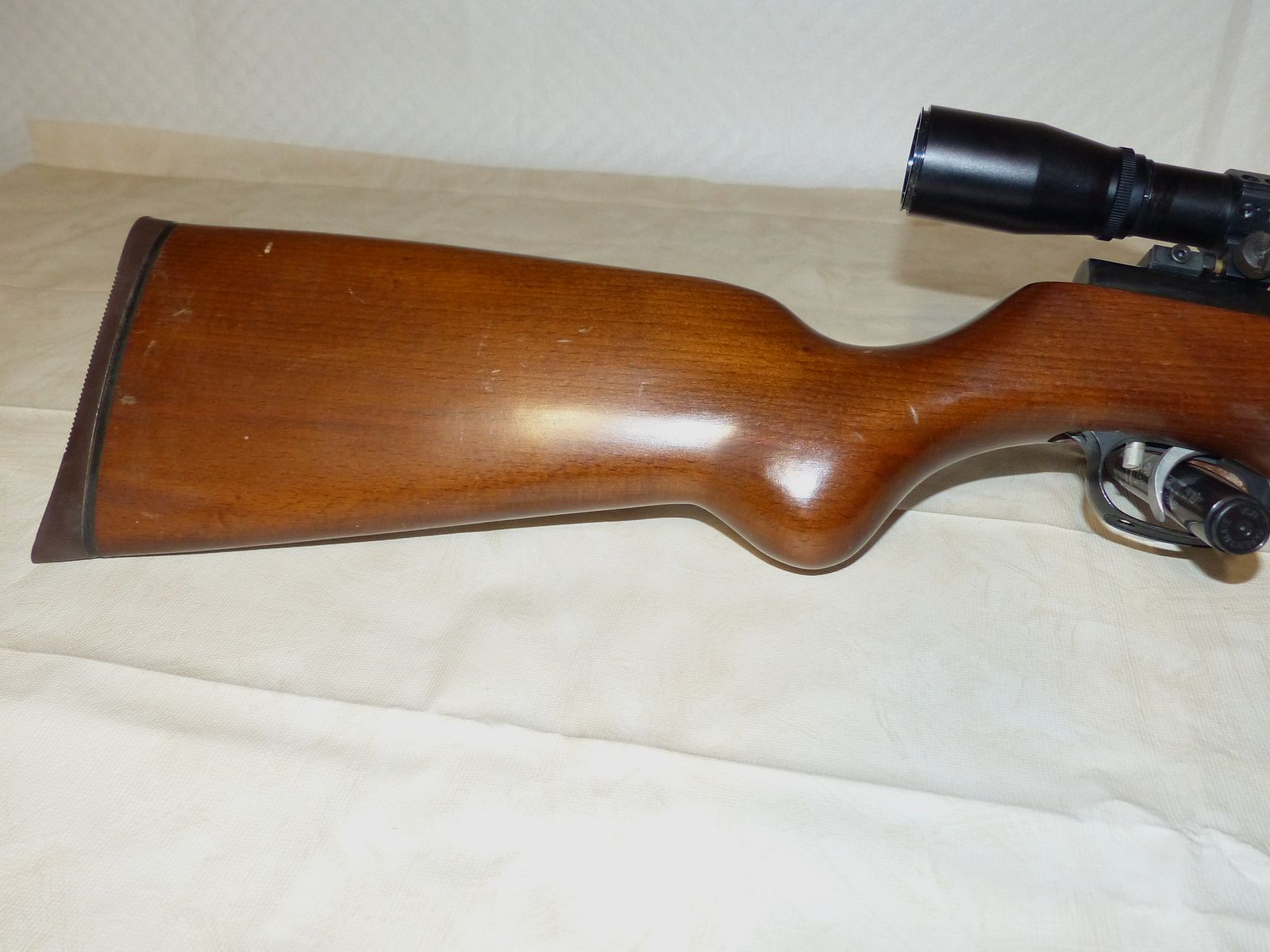 Druckluftgewehr Luftgewehr Weihrauch Mod. HW 35 mit F, Sicherung und Zielfernrohr vintage