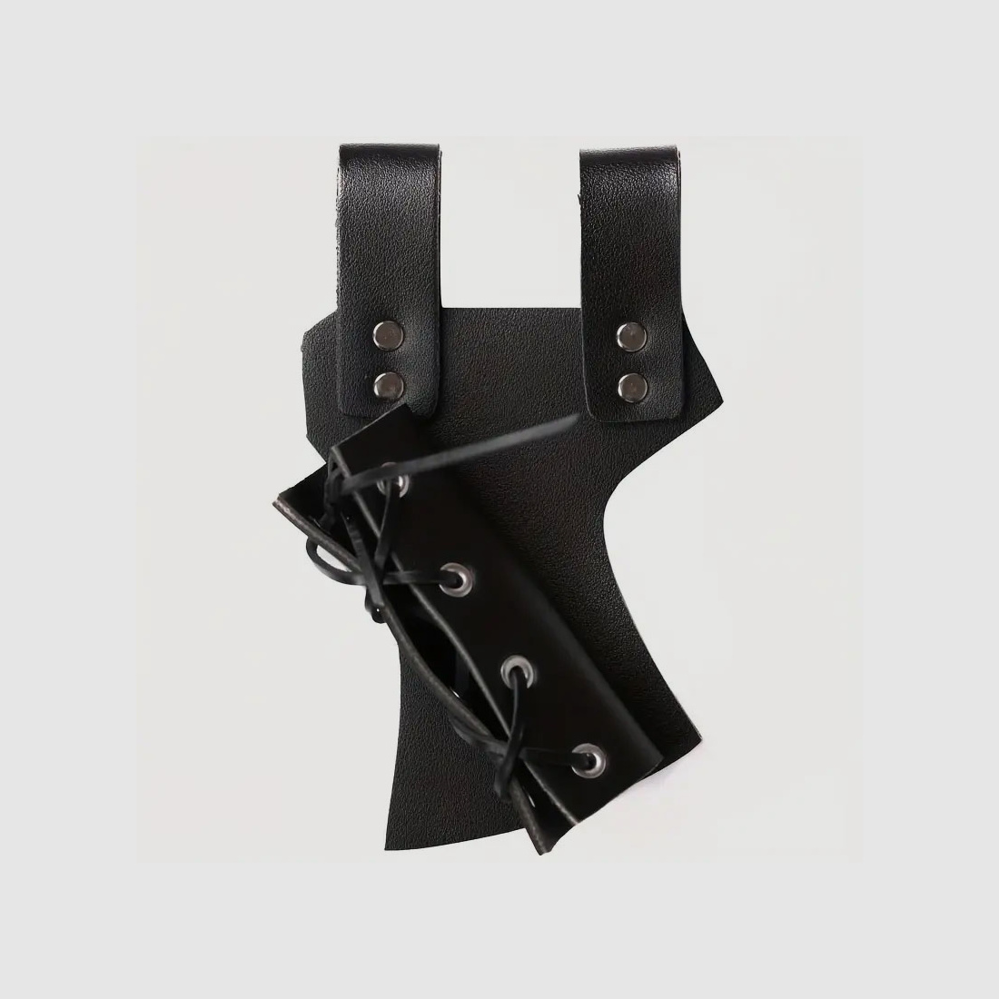 Średniowieczny uchwyt na miecz do pasa czarny