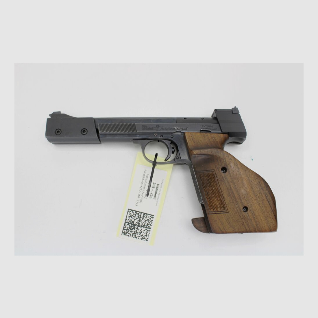 Pistole Hämmerli 208 mit Gewichten .22lr