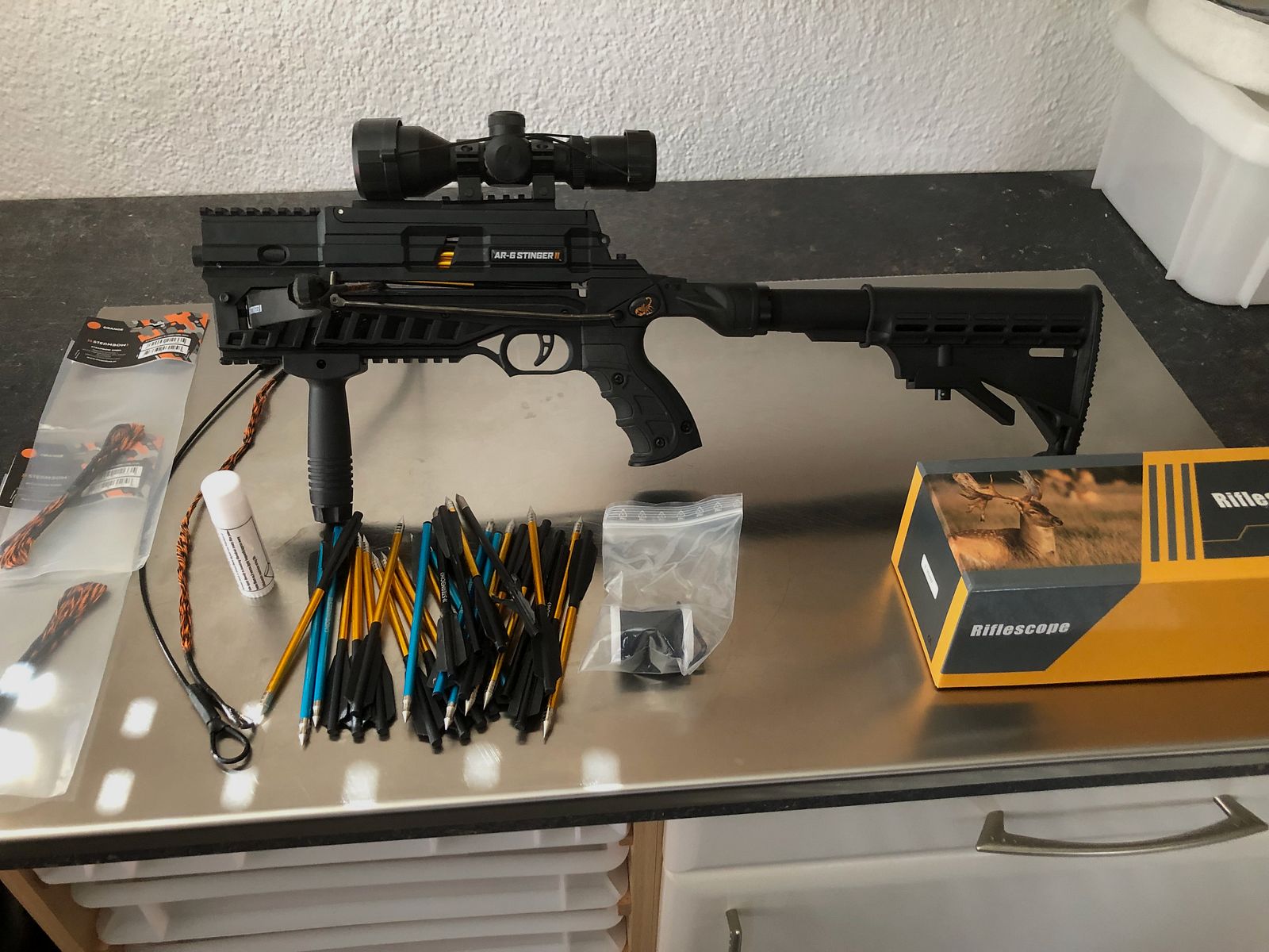 Steambow AR-6 Stinger2  55lbs mit oder ohne Zielfernrohr