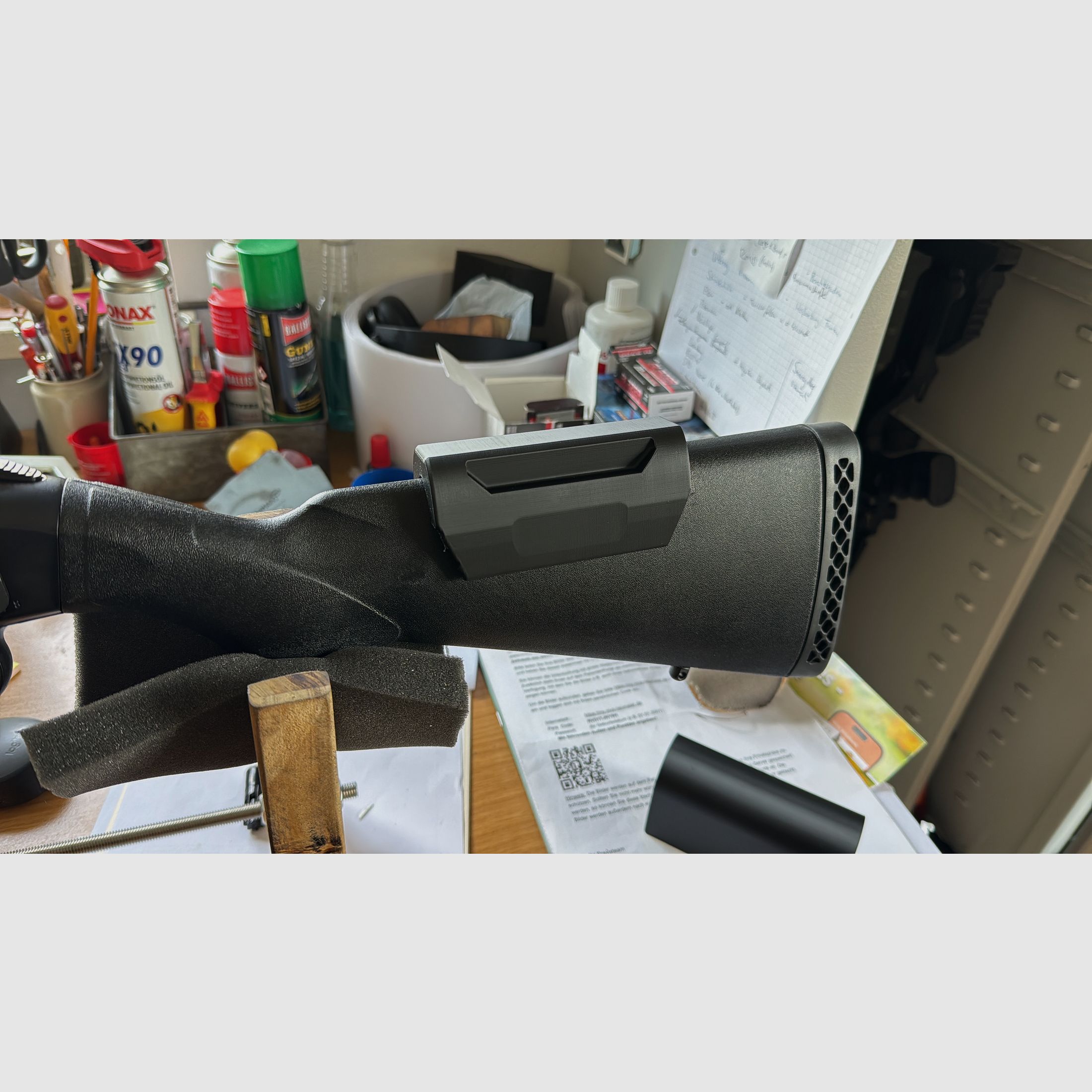 Mossberg 590 stock rest cheek rest