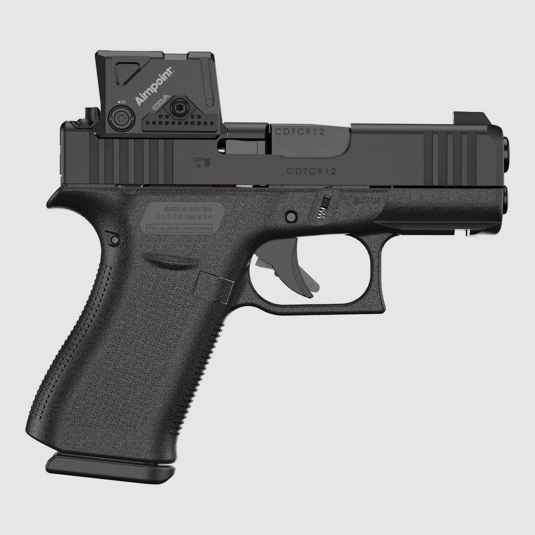 Glock Pistol 43X A-CUT Combo 9 mm Luger