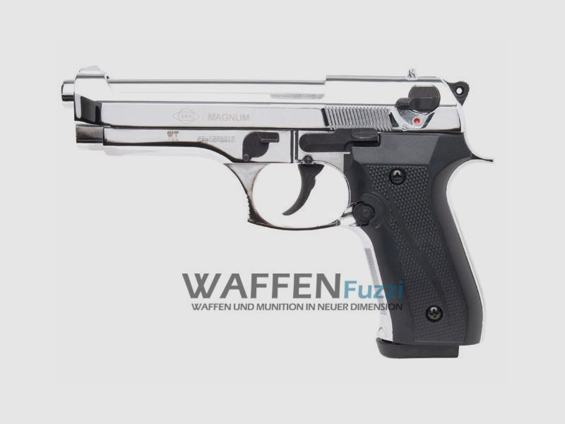 Ekol Magnum blank firing gun 9mm chrome