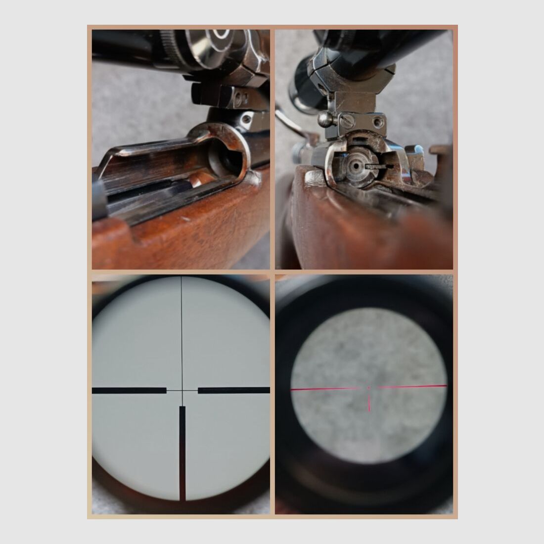 Frankonia Würzburg 98er Stutzen with two scopes + manual safety + set trigger