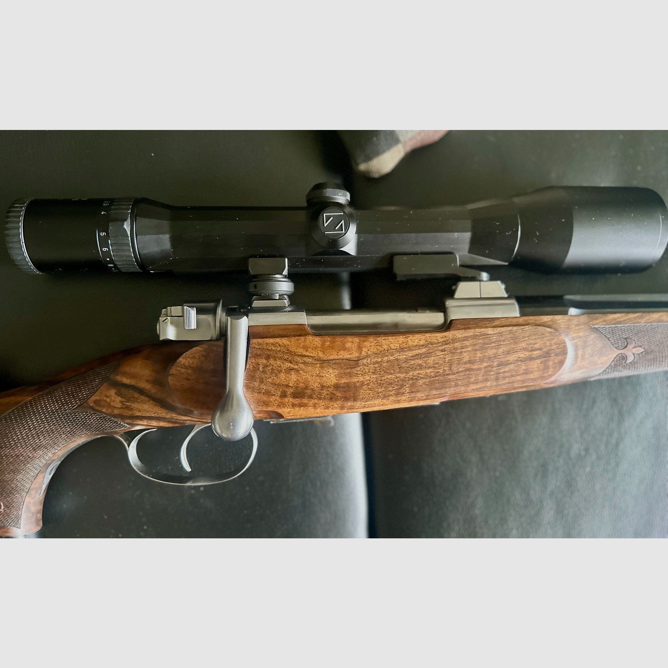 Einzigartiger Custom Mauser M98 8x64S „Kurpfalzstutzen“ Hansjoachim Hensel