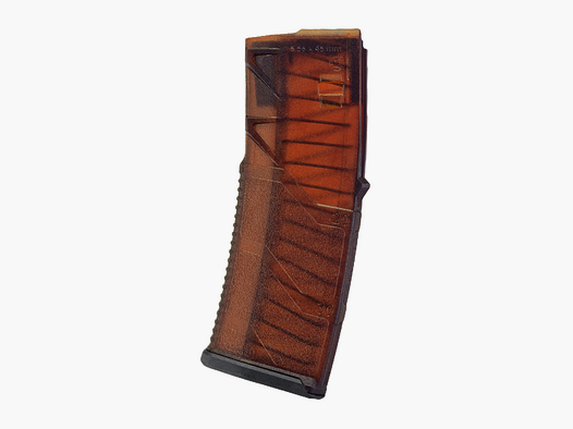 Magazynek KM-44 AR15 / Grot Polimer 30 Naboi, Translucent Amber - FB Radom / Kobold Customs