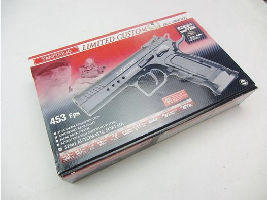 Cybergun KWC Airsoft Tanfoglio Limited Custom Co2 6mm BB Gas-Blowback, F-Waffe frei ab 18 Jahren