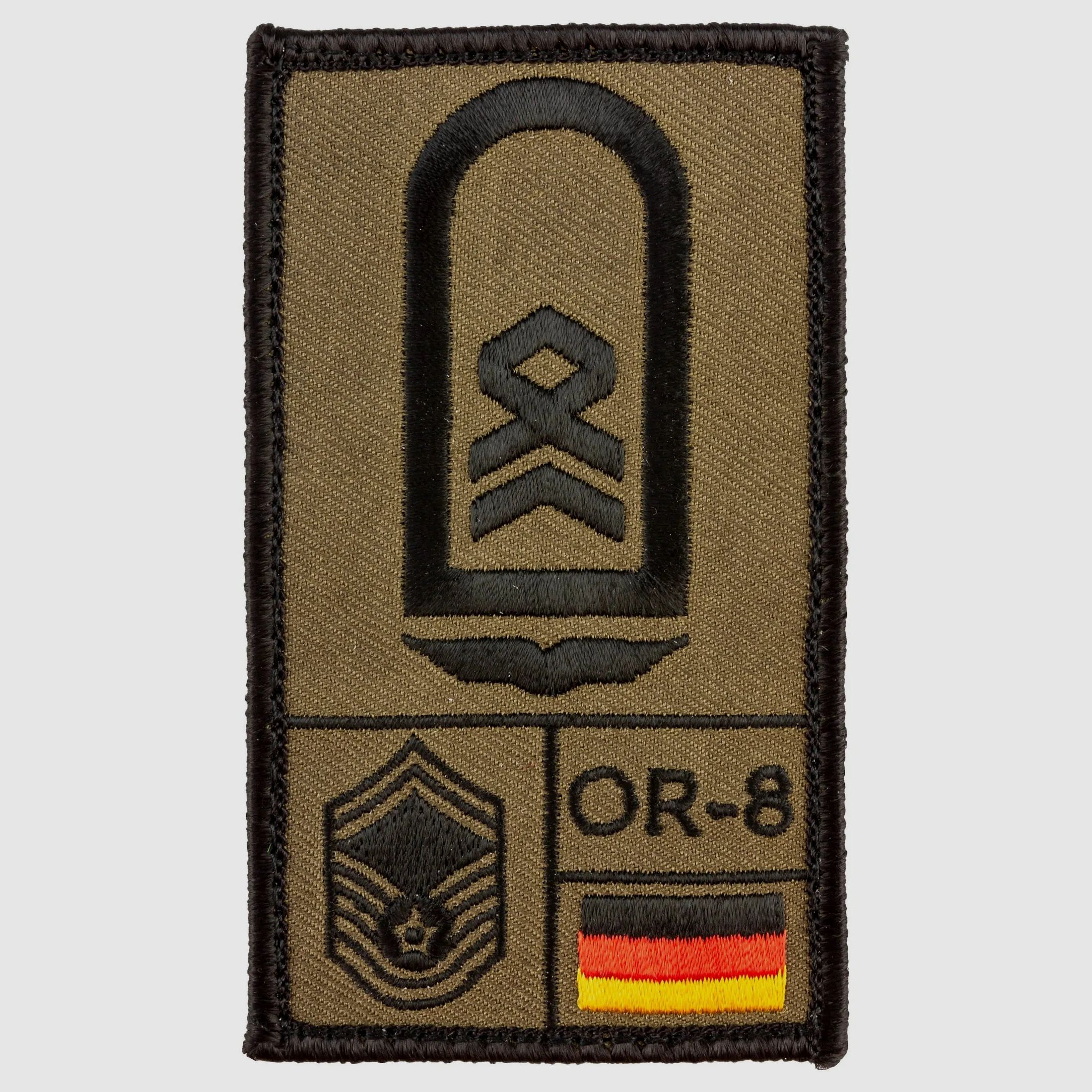 Café Viereck Café Viereck Rank Patch Stabsfeldwebel Luftwaffe oliv