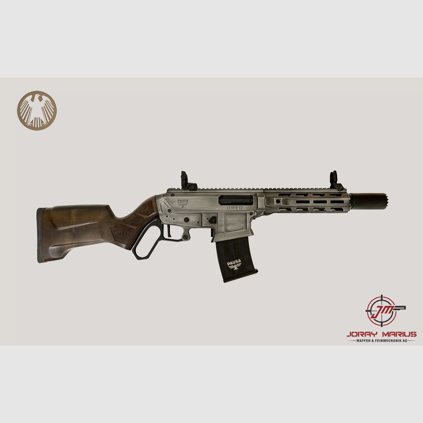 Panzer Arms Lever12 12/76 12.5″ Grey Wood, Bild 1 von 2