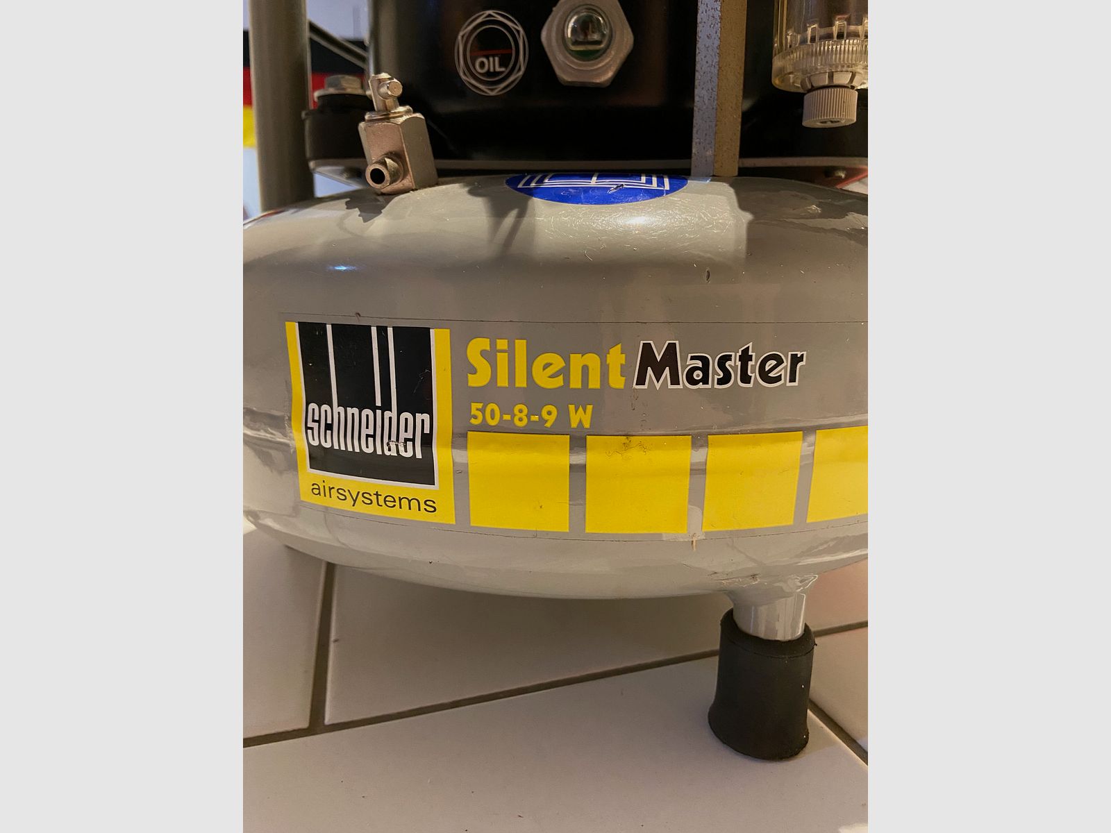Schneider Kompressor Silent-Master SEM 50-8-9 W - Flüsterkompressor!