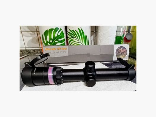 Drückjagd Zielfernrohr 1,5-6x24 RED fiber