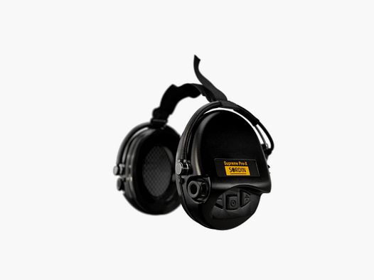 Sordin Supreme Pro-X Neckband PVC, Color: Black