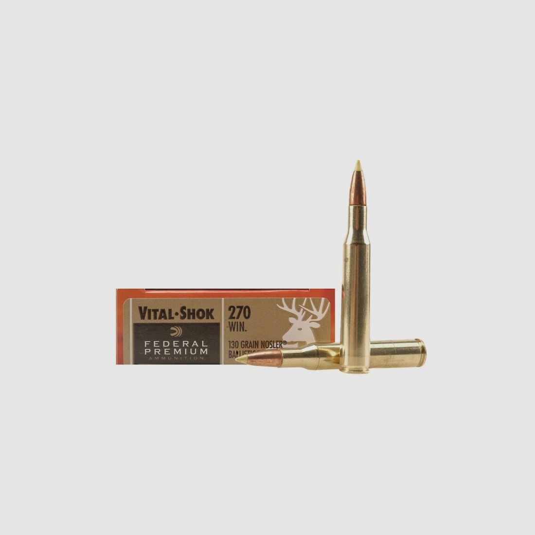Federal Premium Nosler Ballistic Tip Hunting .270 Win. 130GR 20 Patronen