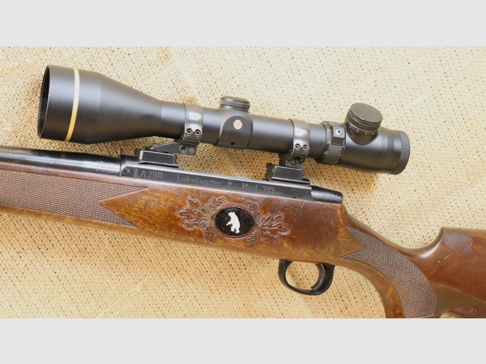 Kongsberg Lakelander Mod. 389 avec lunette Leupold calibre 9,3x62