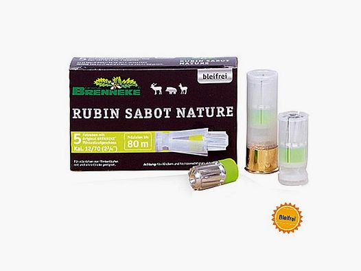 Brennecke 12/70 Rubin Sabot 28g Bleifrei