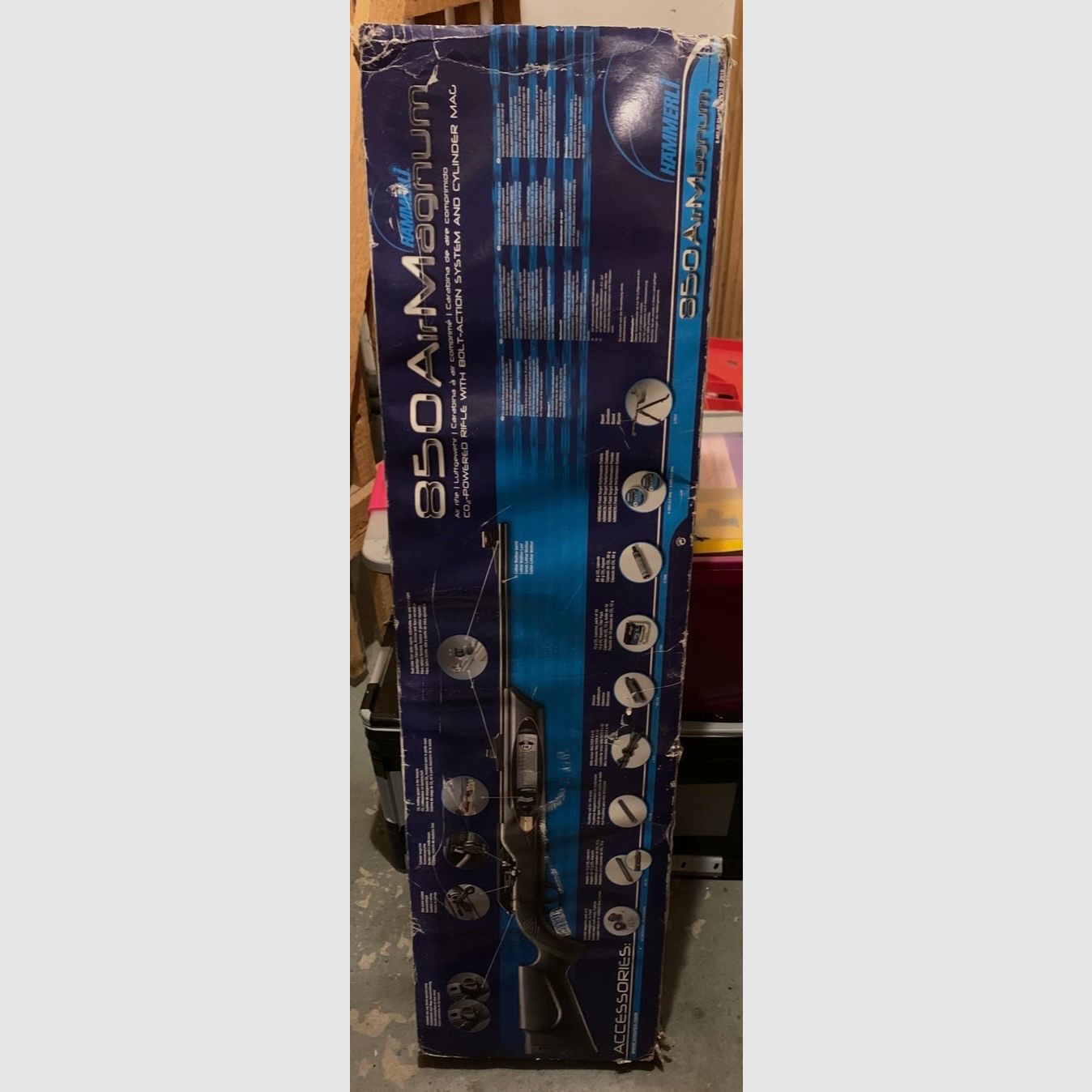 Hämmerli Air Magnum 850 inklusive Diabolos und CO2 Kartuschen 