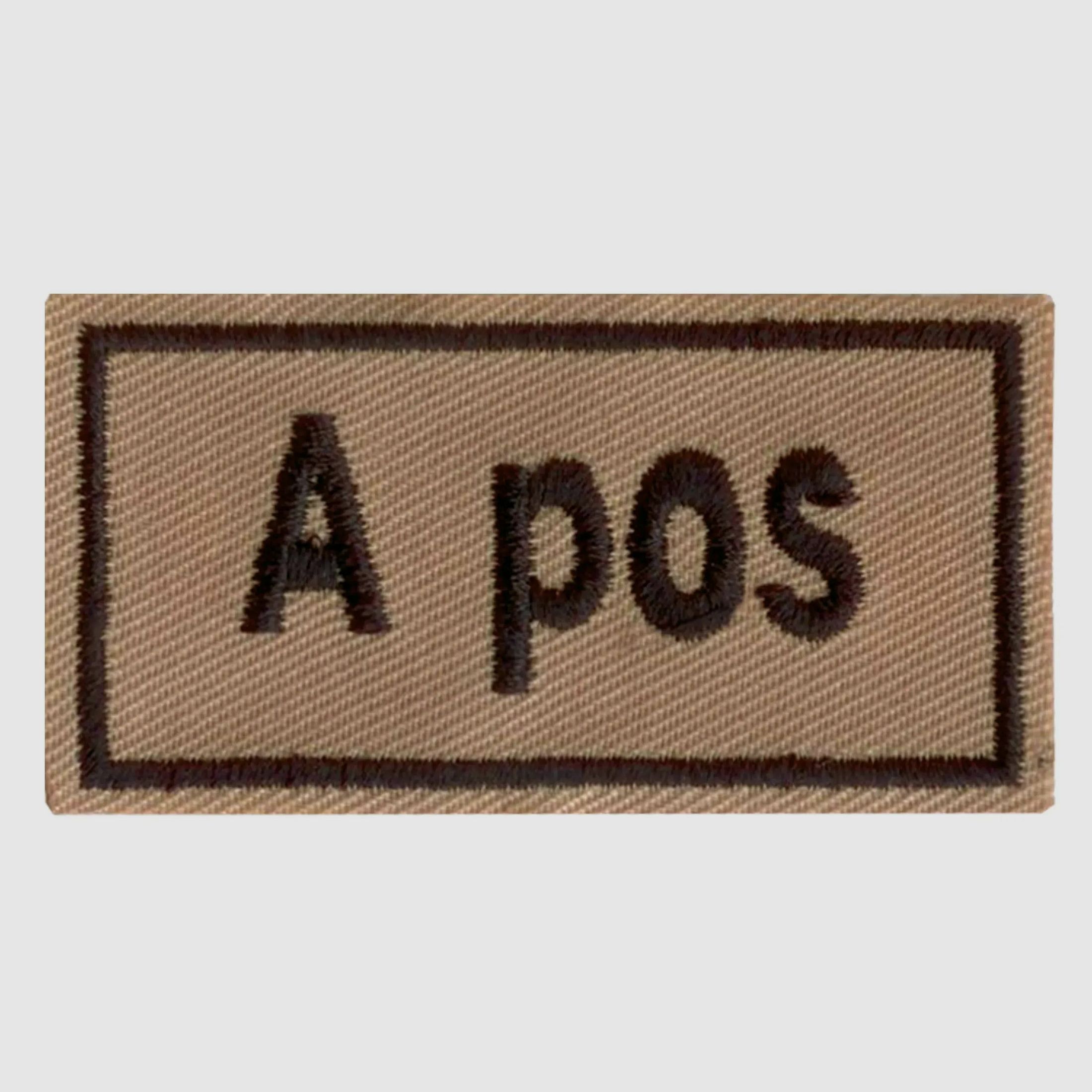 Fritzsch Abzeichen Bloodpatch A pos khaki