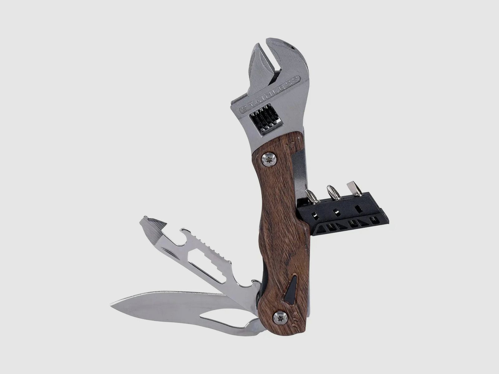 KH Security KH Security Multitool 10-pcs brown black silver