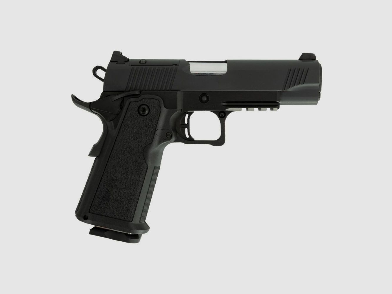 Tisas 2011 Carry 9 Pistola Double Stack Cal. 9mm Para, nera, 17 colpi, canna da 4,25", Optic Ready