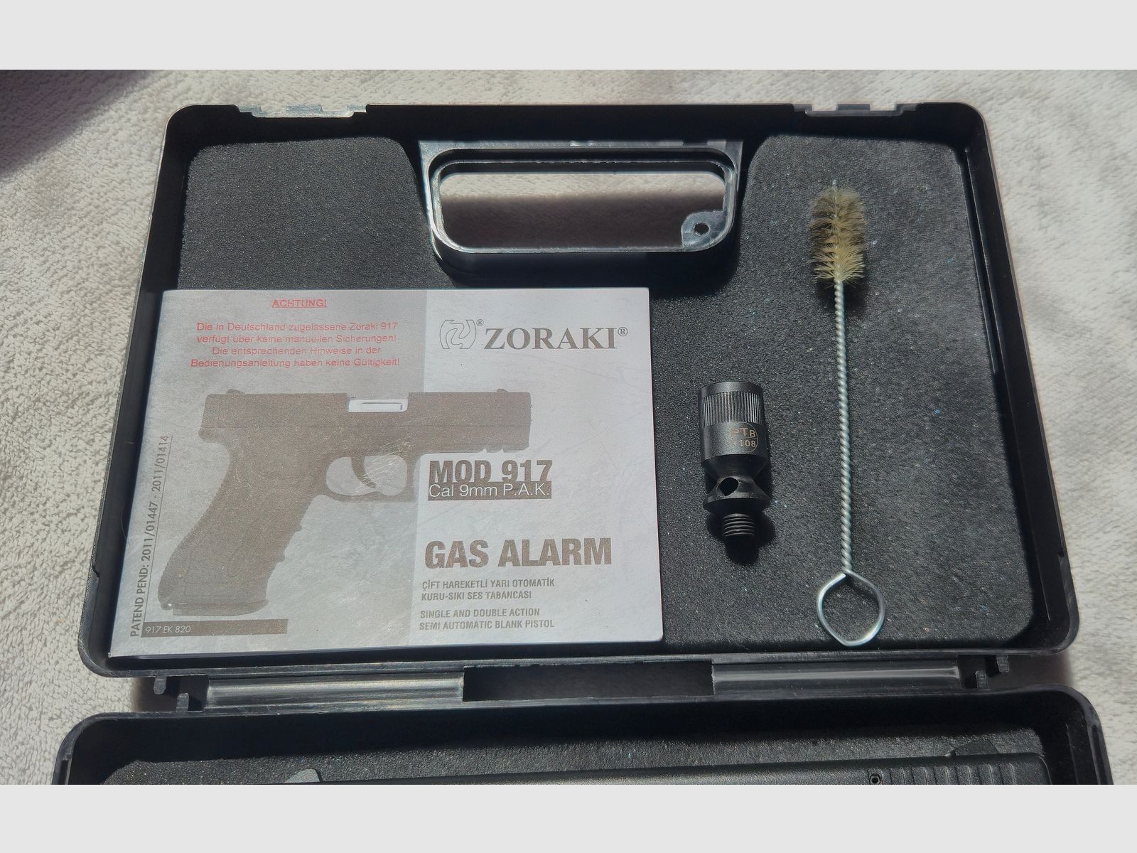 Pistola a salve Zoraki 917 / Nera, 9mm PAK