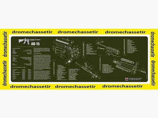 Reinigungstuch Neopren Dekor AR 15 OD