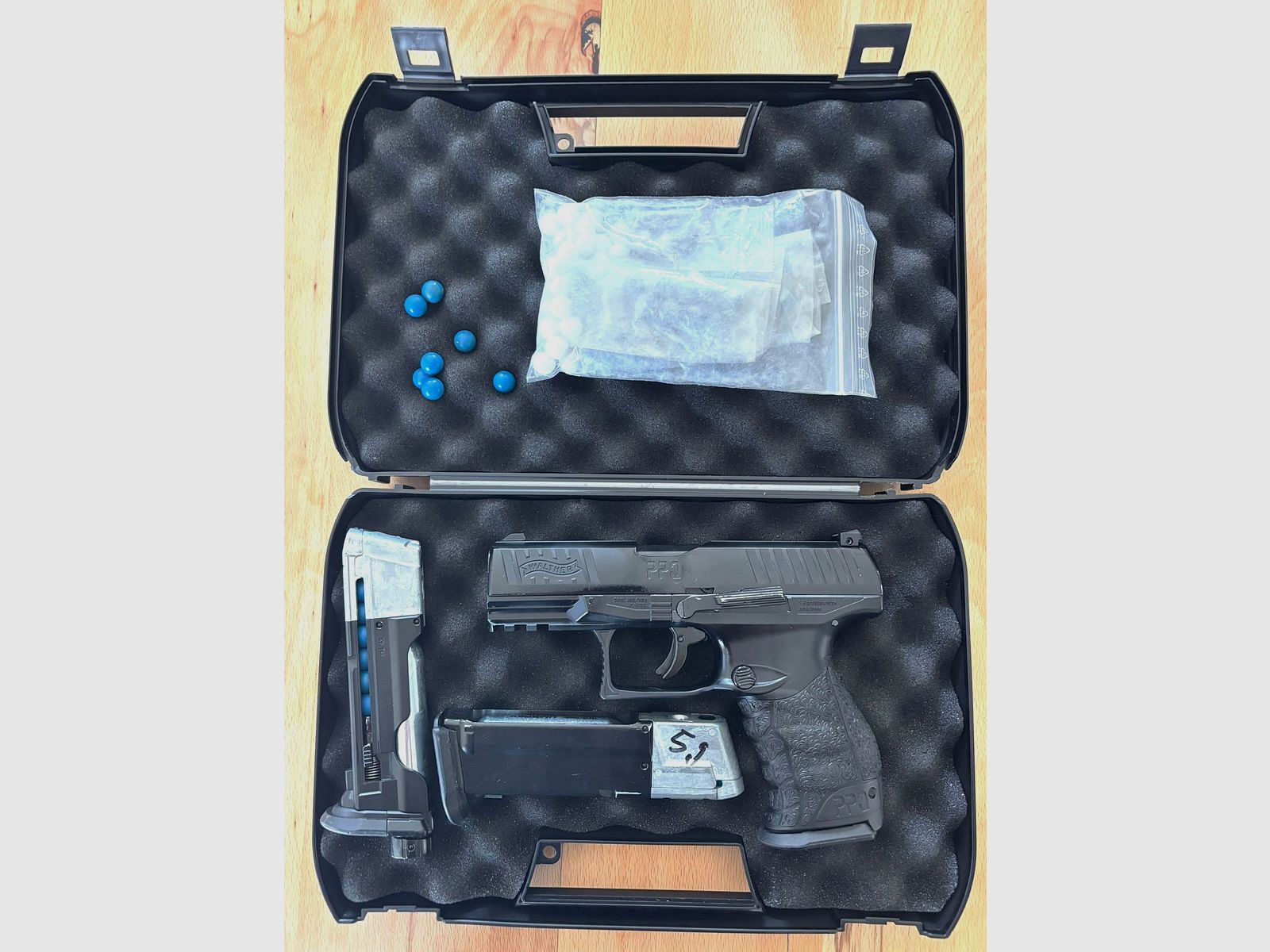 Walther PPQ M2 . 43 Ram Waffe PowerSet con 3 caricatori