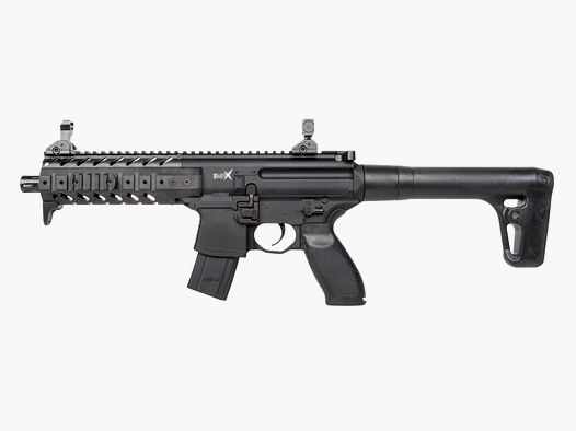 SIG SAUER MPX Schwarz 4,5mm - Druckluft Co2 Non BlowBack