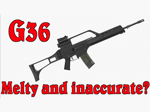 S.U.C.H.E Federdruck G36 Airsoft / Softair <0,5 Joule 6mm BB 