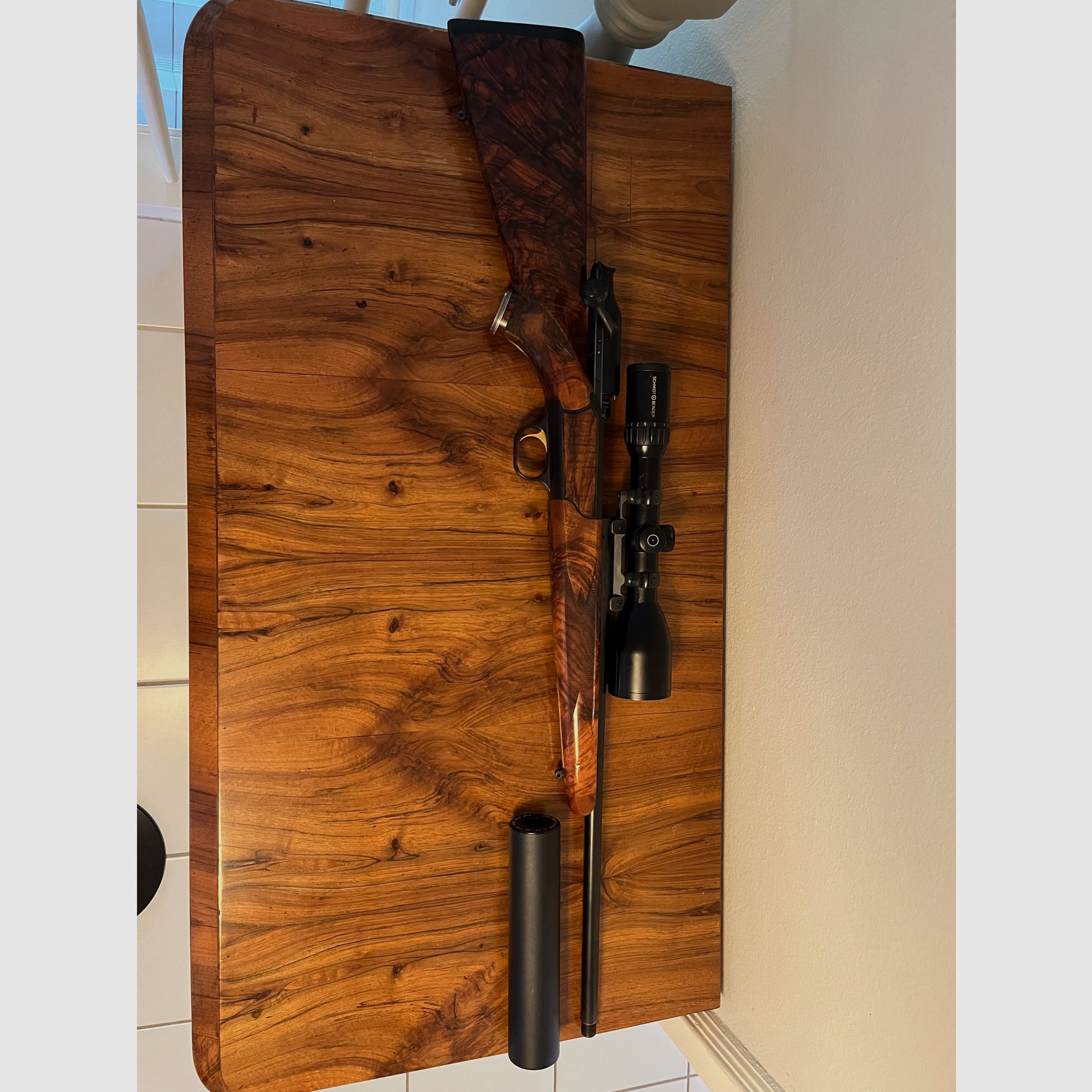 Blaser R93 Custom .3006 Fucile da sogno Schmidt und Bender montatura a sella Blaser valigia silenziatore, immagine 7 di 9