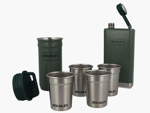Stanley Adventure Set mit 4 Schnapsgläsern und Flachmann