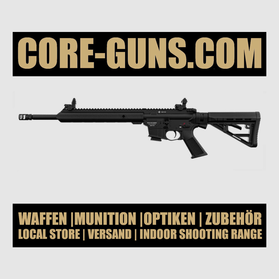 Schmeisser AR15-9 Sport L 16,75" Selbstladebüchse für den Sport in 9mm Made in Germany UVP: 2258€