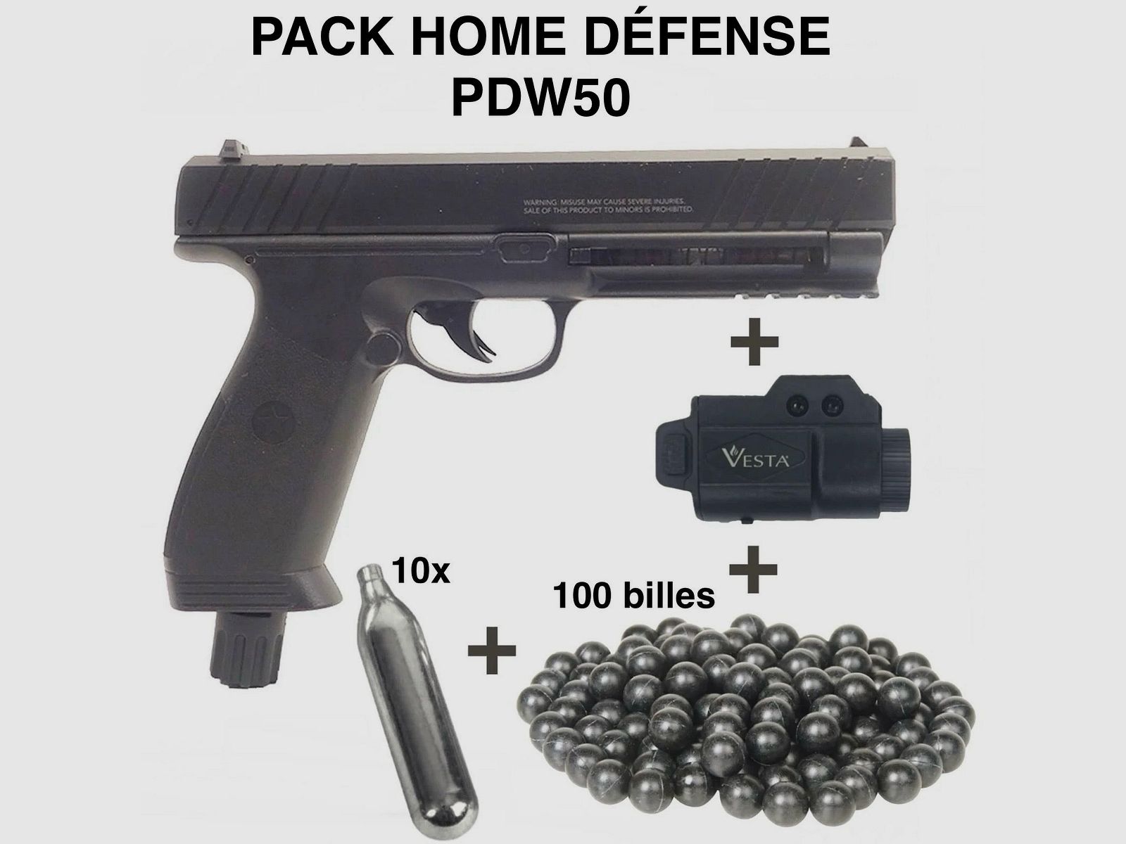 Pack PDW50 17 Joule