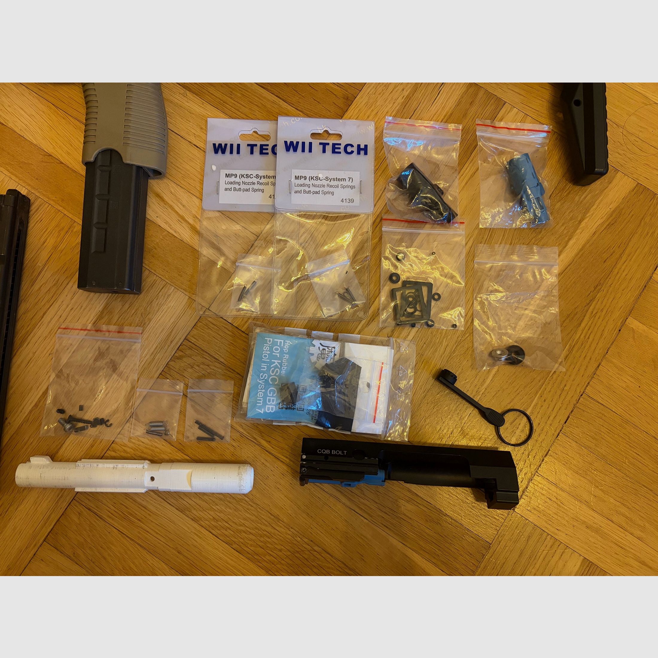 KWA B&T MP9 A1 GBB – 5 Magazine, QD Schalldämpfer, CQB-Bolt & viele Ersatzteile – VB