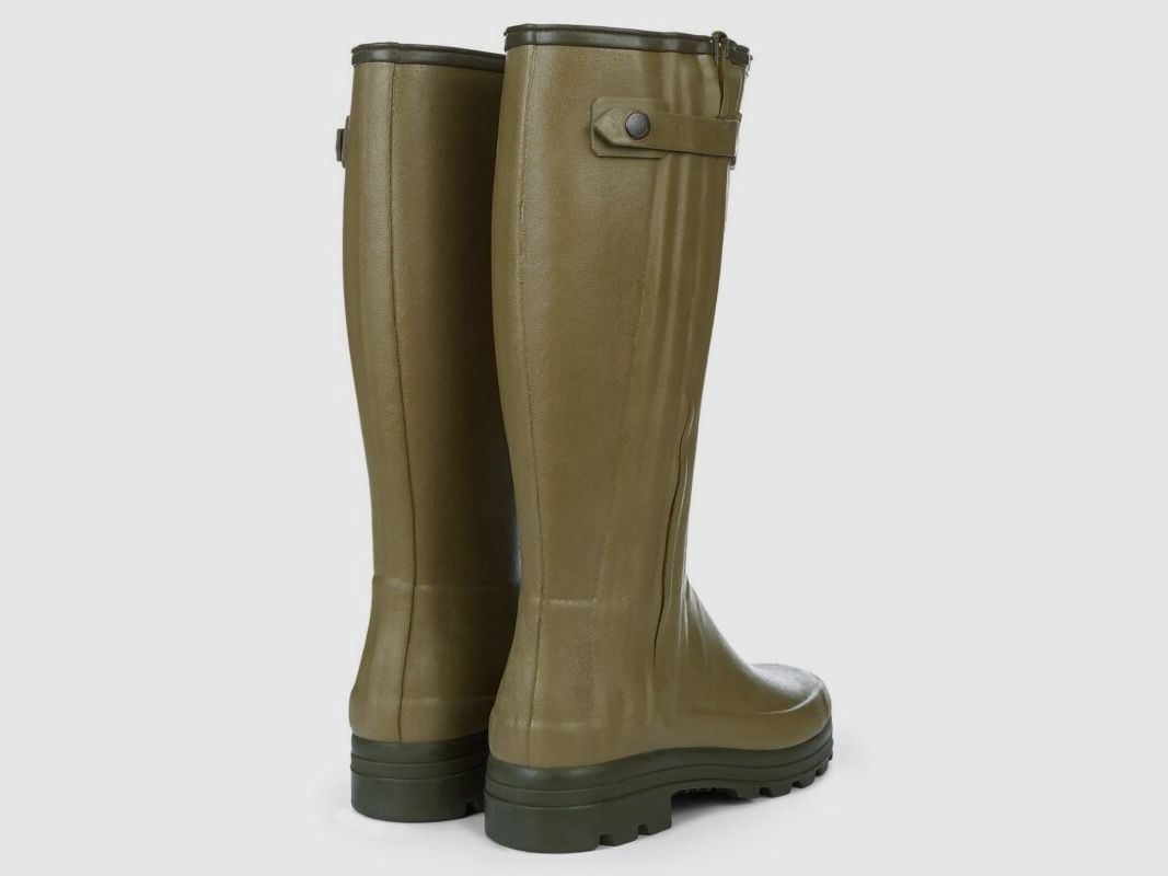 Le Chameu Herren Gummistiefel Chasseur mit Neporenfutter Vert Vierzon