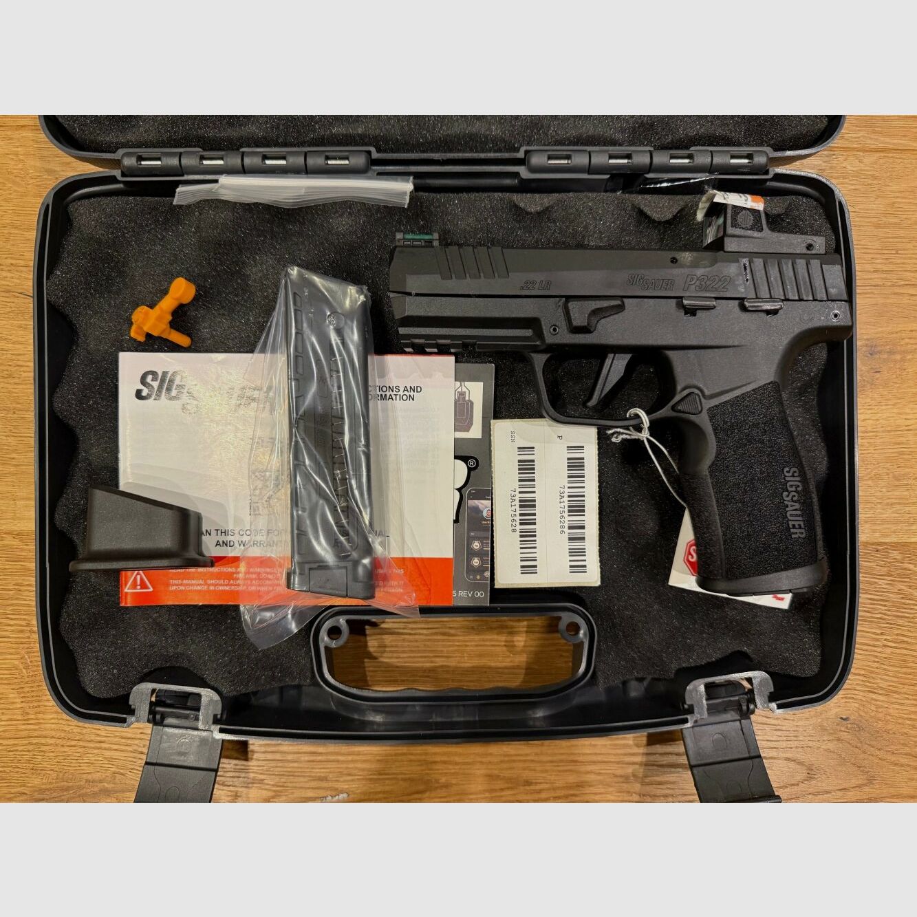 SIG SAUER P322 RXZE Schwarz .22 lr HV