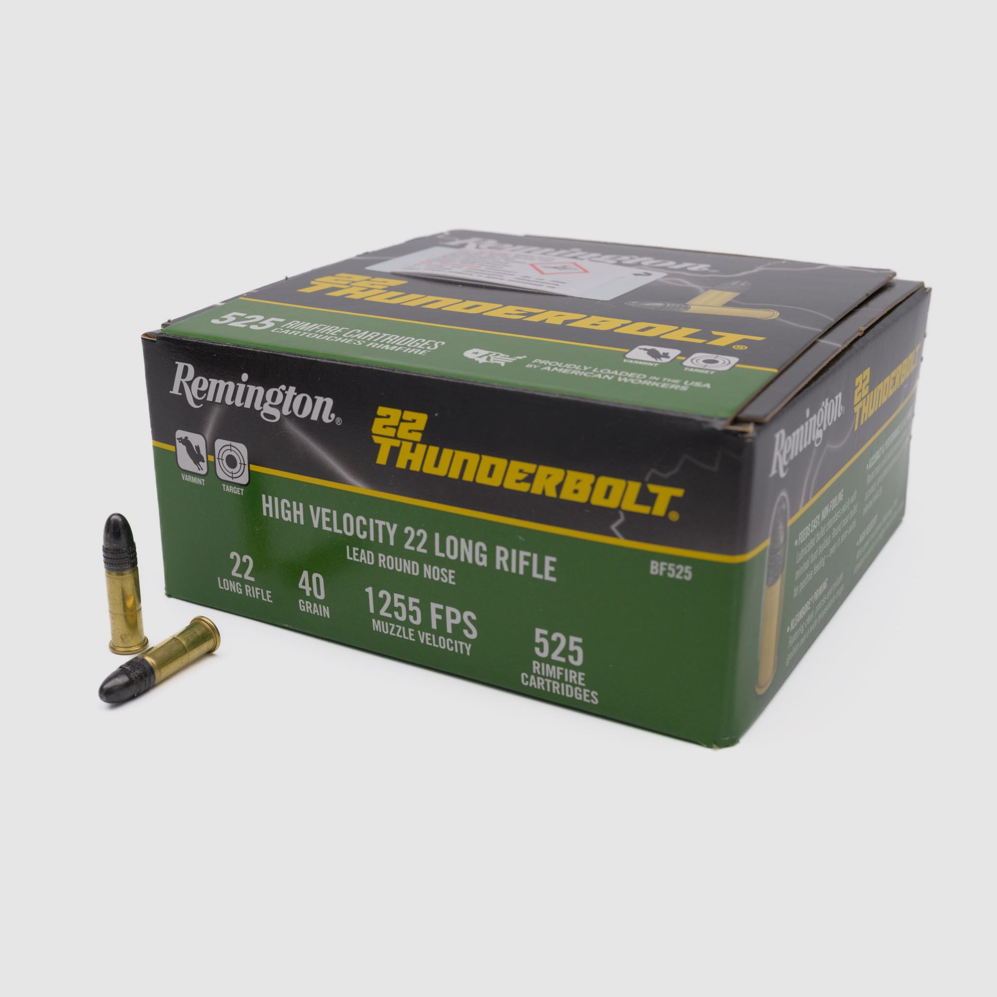 REMINGTON .22 LR Thunderbolt 40gr LRN - 525 Stück