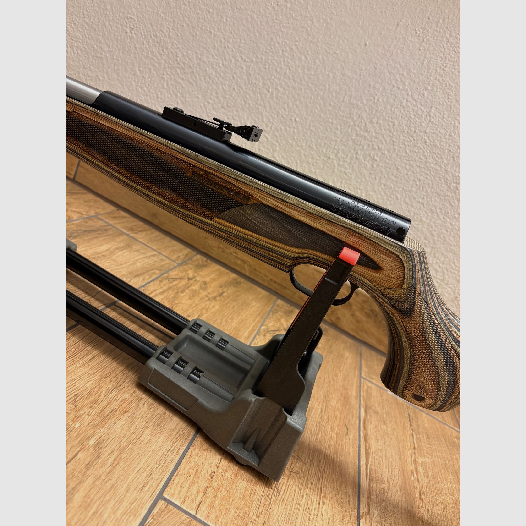 Weihrauch HW 77 Special Edition Schichtholzschaft braun grün schwarz Kaliber 4,5 mm paar mal benutzt Limitierte Auflage