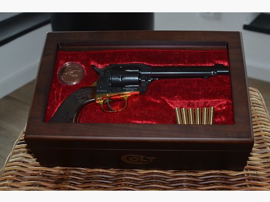 ME Single Action Army LEP Revolver Kaliber 22   5,5 mm  im limitierten Box-Set  --  So nicht im Handel erhältlich  --  Exklusives Modell  --  Mit herausnehmbarer Trommel!