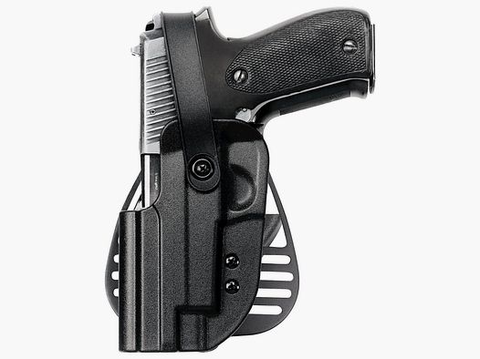 UNCLE MIKE’S Kydex-Paddle-Holster mit interner Sicherung und Gürtelschlaufe, Größe 29 (Linkshänder) – P99