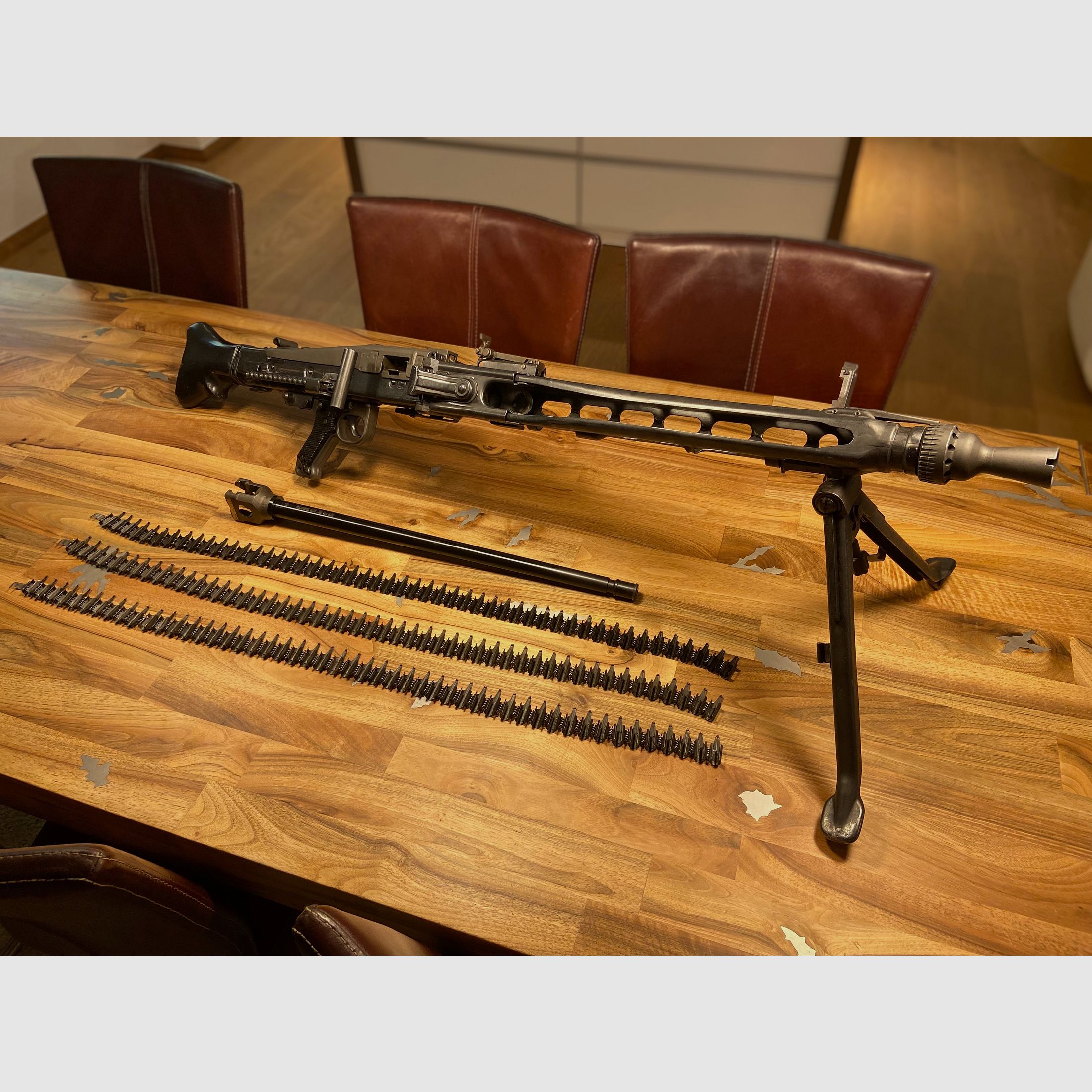 !! RARITÄT !! Original Hessen Arms M3 - halbautomatische Zivilversion des MG3