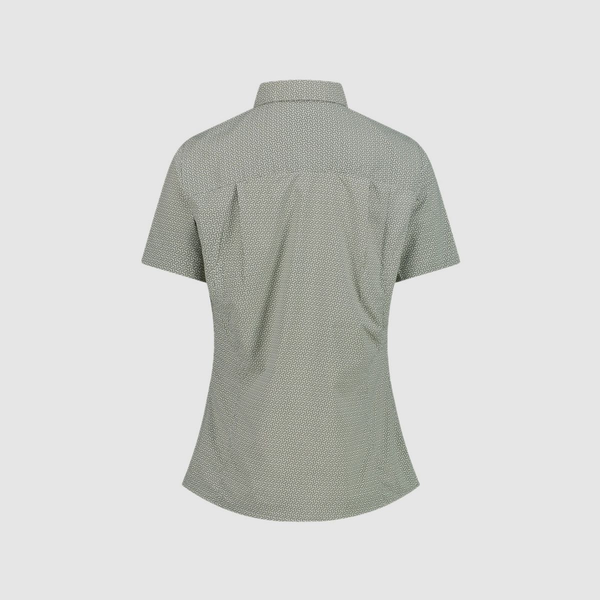CMP Women's Short Sleeve Shirt with Floral Pattern Green