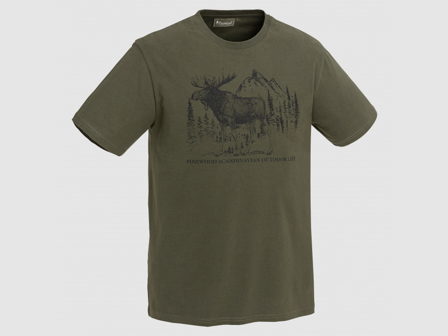 Pinewood       Pinewood   Herren T-Shirt Moose (grün)