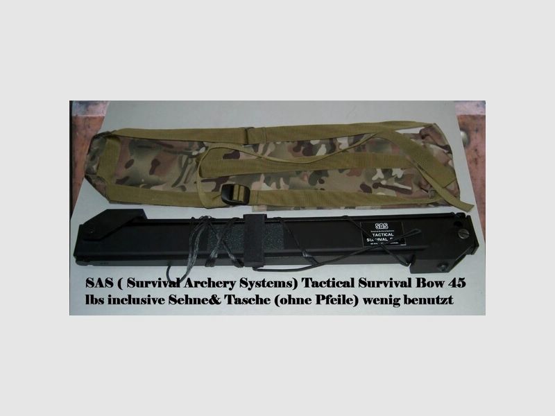 Tactical SurvivalBOW Survival Archery Systems (SAS) Metallbogen 45lbs
