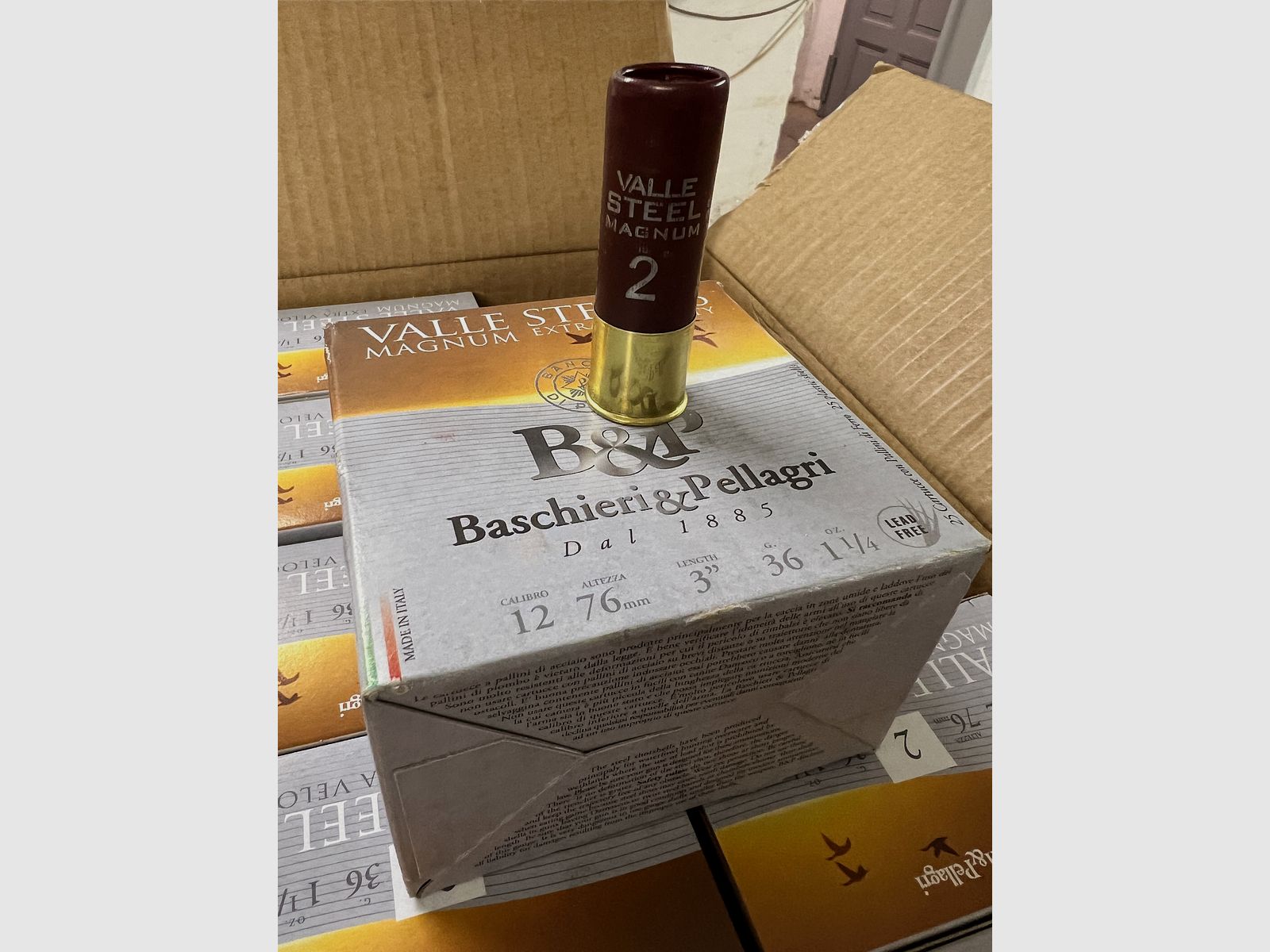 Baschieri & Pellagri Valle Magnum Steel *Bleifrei*  HV 12/76 36 g, 3,5 mm