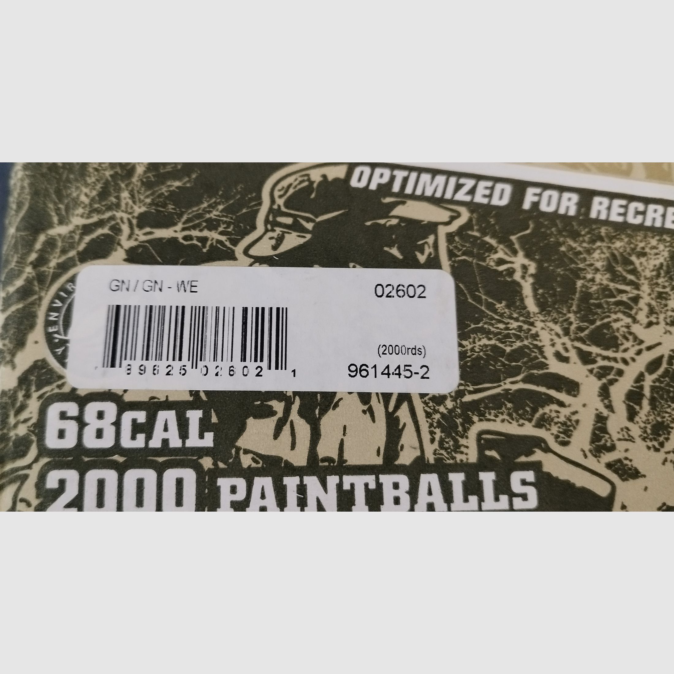 3x Box Paintballs Cal 68 - original verschweißt
