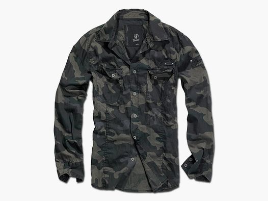 Brandit Brandit Hemd Slim Fit - Woodland / S Herren