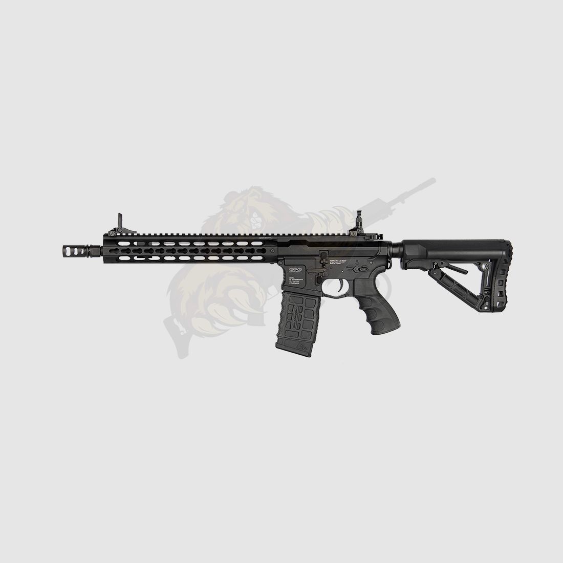 G&G GC16 WARTHOG 12" mit ETU in Schwarz Airsoft S-AEG frei ab 18