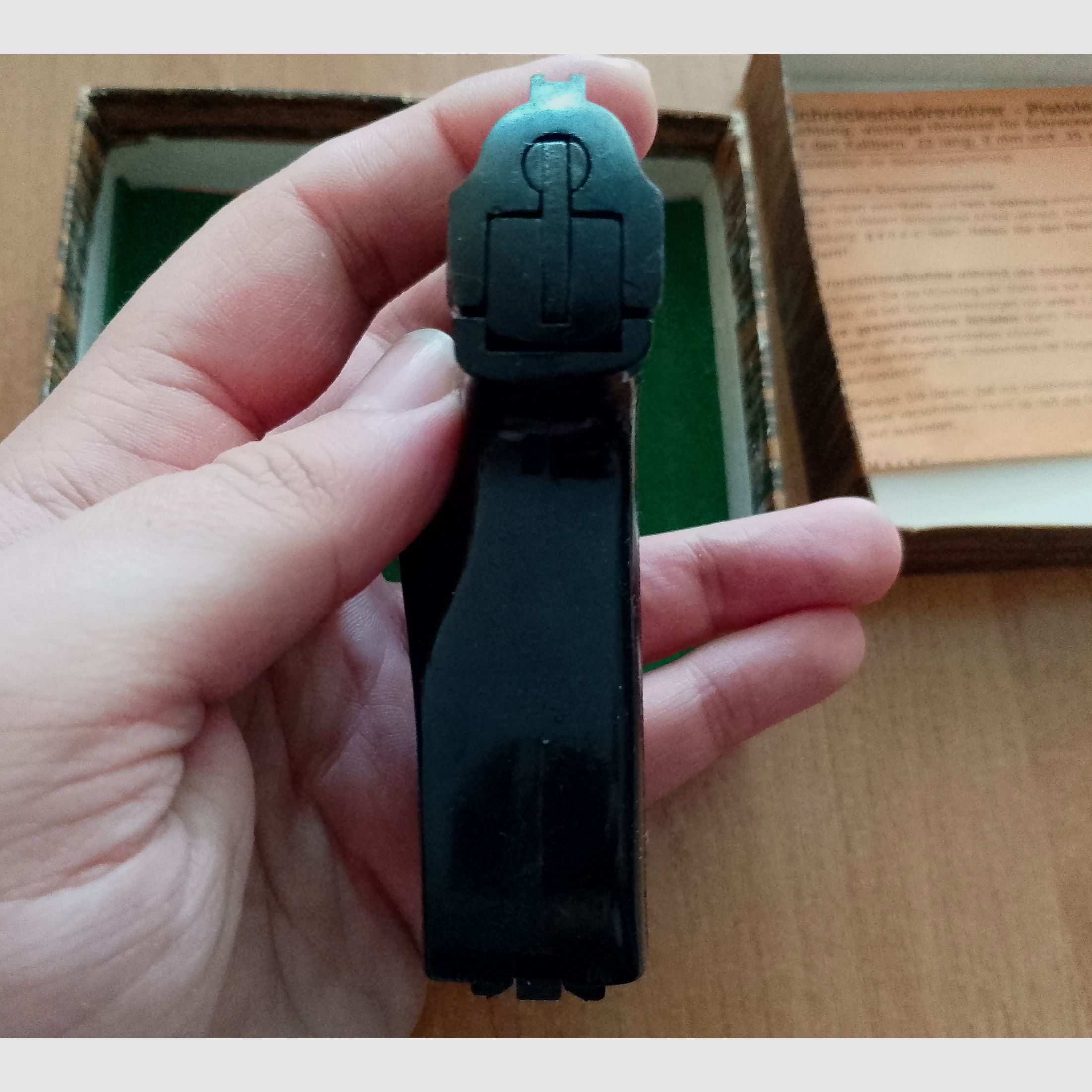 Seltene ME 8 Combat in 8 mm Knall im PTB 176/2 mit Verpackung!