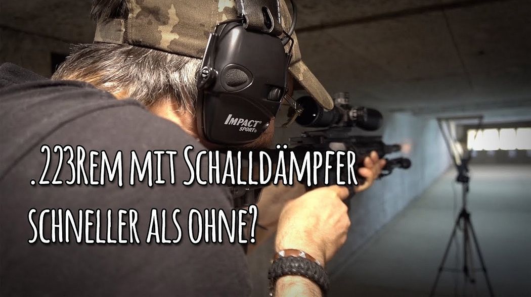 .223 Remington mit Schalldämpfer schneller als ohne? Chrony Test! - Let's Shoot #139