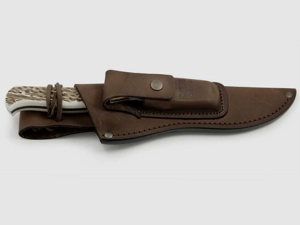 PUMA SGB Bowie / Whitetail, POM Commando Stag